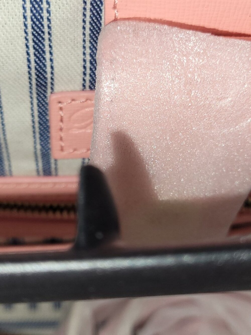Dooney & Bourke  Pink (Bubble Gum) Saffiano Leather Satchel  [Item #HL13] - Picture 14 of 16